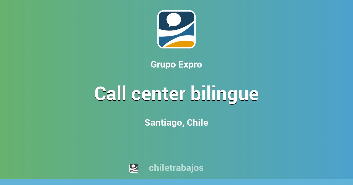 trabajo call center bilingue home office