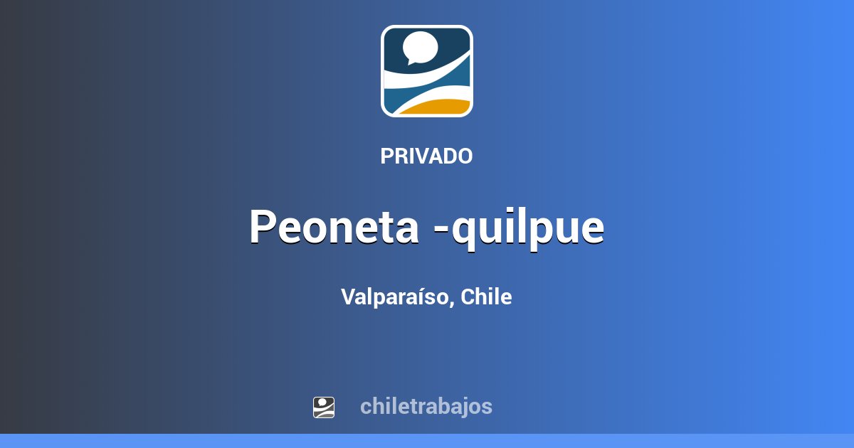QUILPUE Valparaíso Chiletrabajos