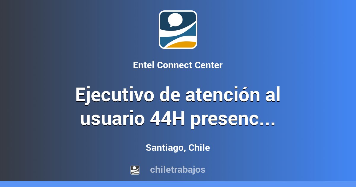 Ejecutivo de atención al usuario 44H presencial 600.000 lunes a viernes ...